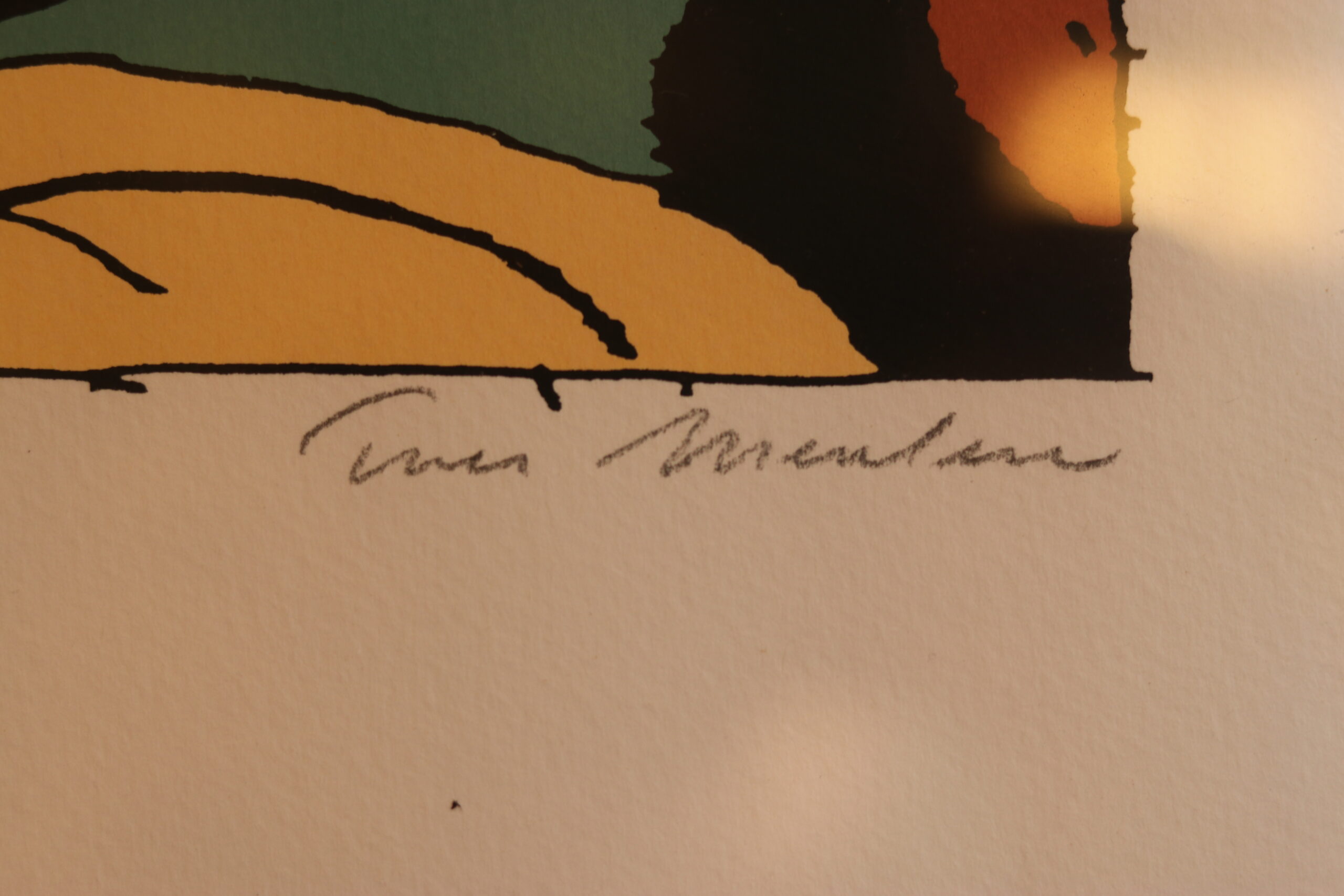 Lithographie « Le couple » par Eddy Vermeulen, dit Ever Meulen