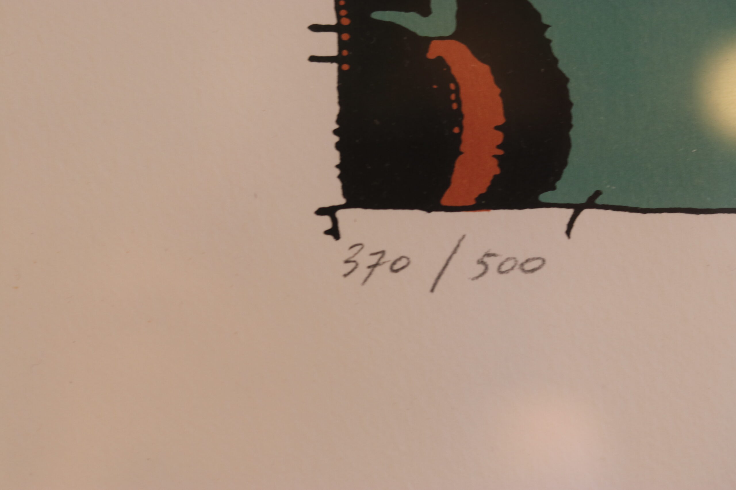 Lithographie « Le couple » par Ever Meulen – Image 3