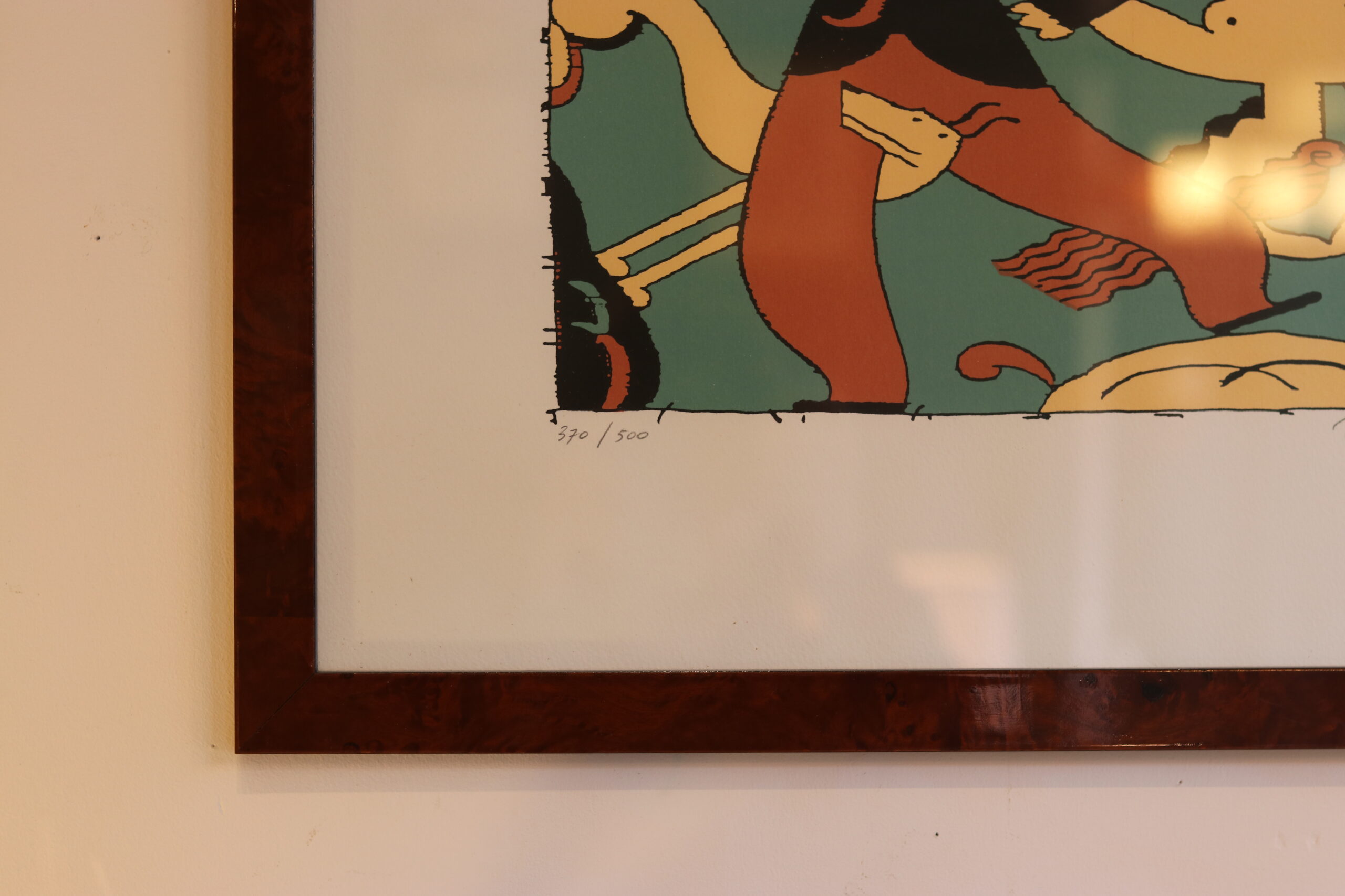 Lithographie « Le couple » par Ever Meulen – Image 2