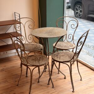 Salon de jardin en fer forgé – XIXe siècle, vers 1880