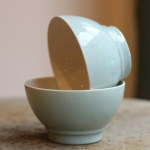 Duo de petits bols vintage en faïence de la manufacture hollandaise Petrus Regout