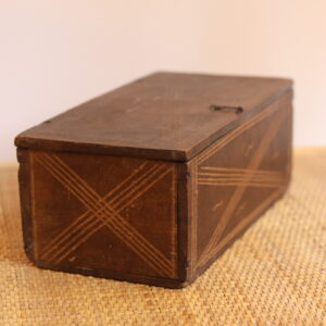 Boîte / coffret de mariage, de dentellière, 19ème, art populaire