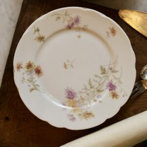 ssiette à dessert/entrée en porcelaine fine A.H. & Cie Vierzon (1900-1930)