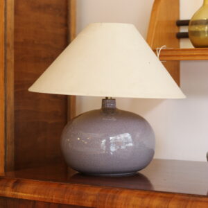 Lampe boule en céramique émaillée