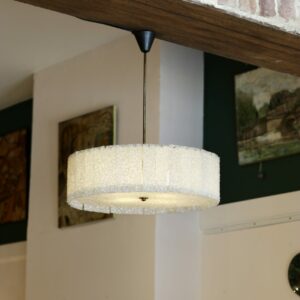 Lustre années 50 en perspex à effet granité