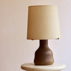 Lampe en céramique signée Accolay, années 60