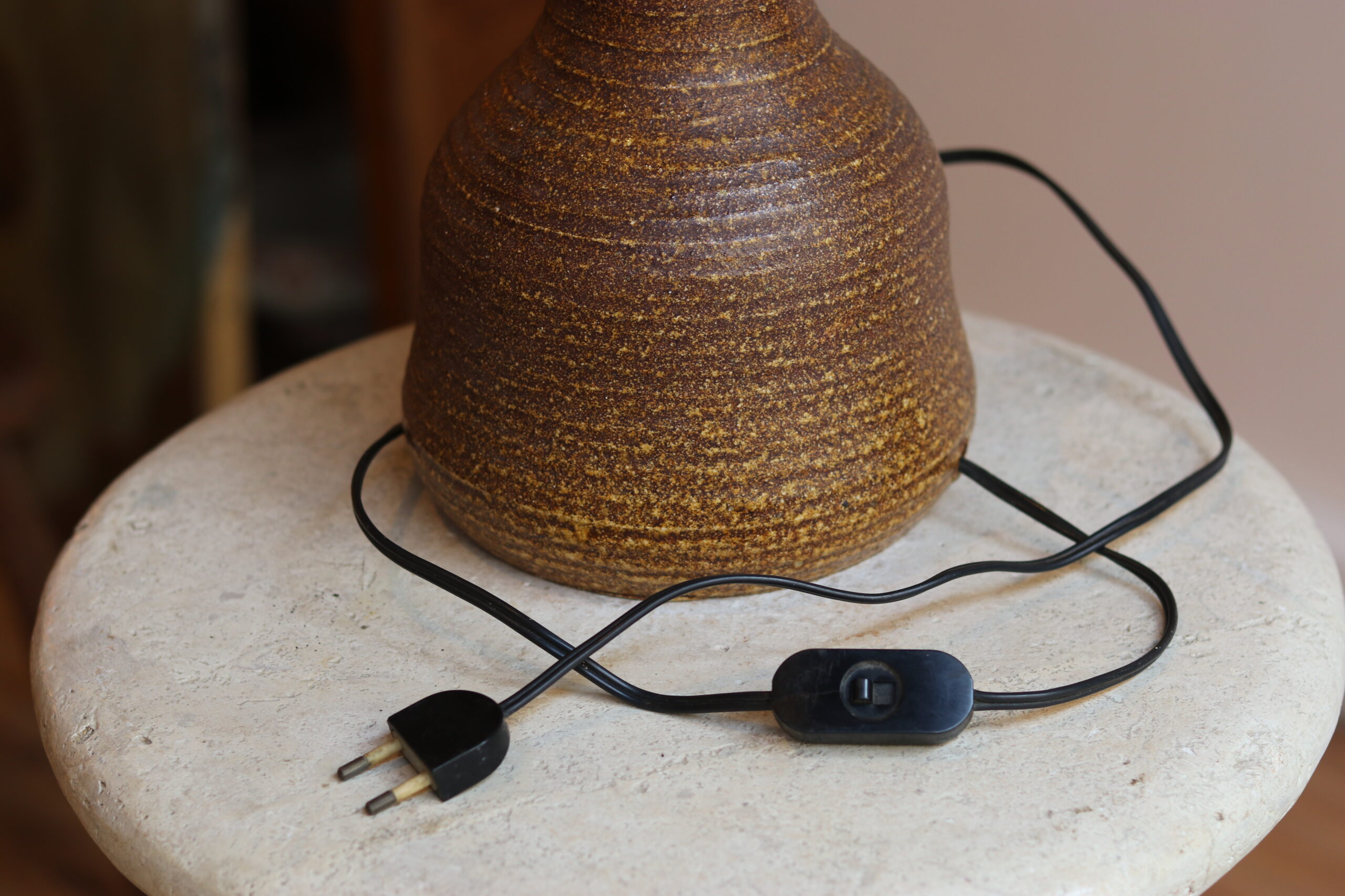 Lampe en céramique signée Accolay, années 60 – Image 3