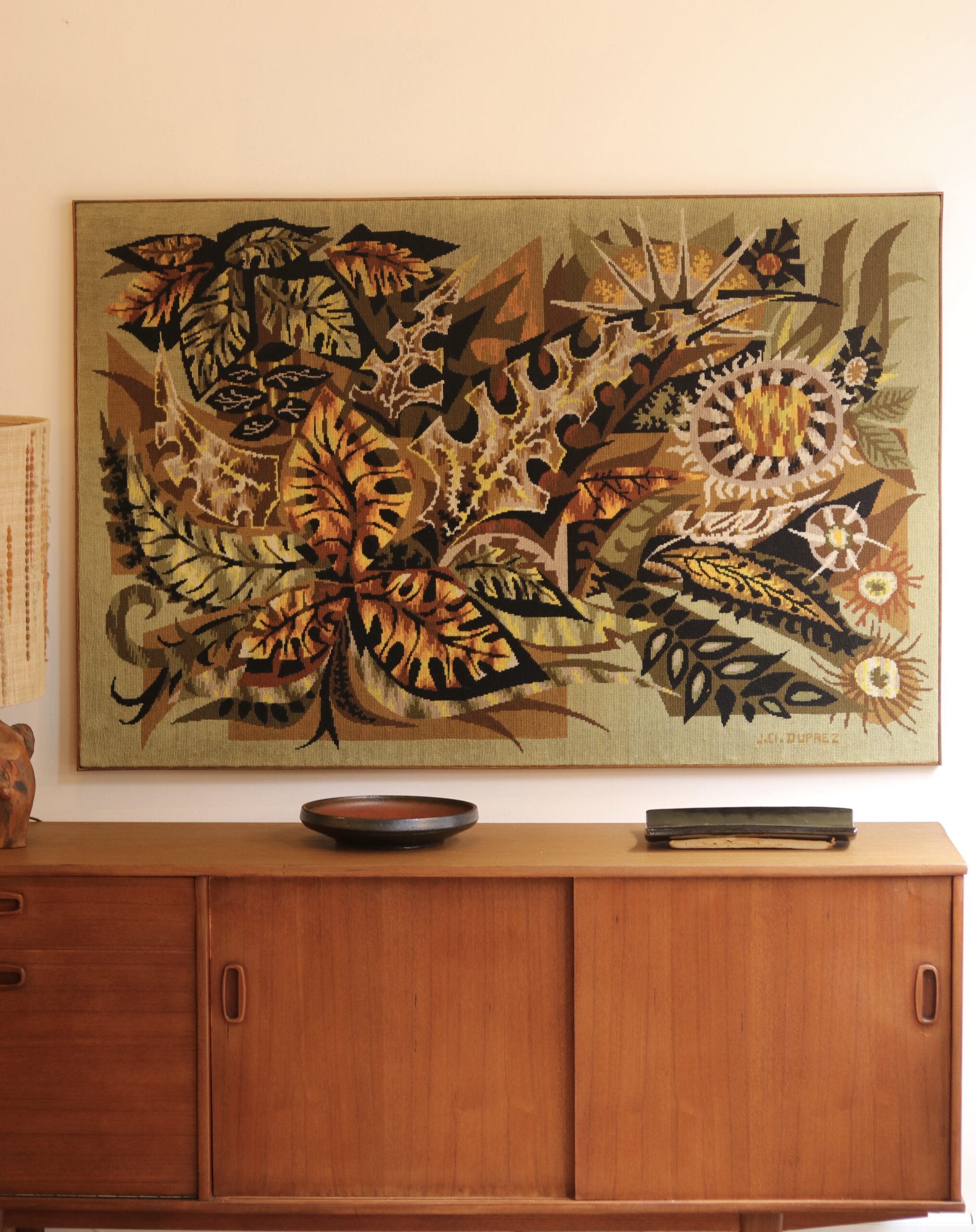 Tapisserie murale “Trinidad”, Jean-Claude Duprez, 1975