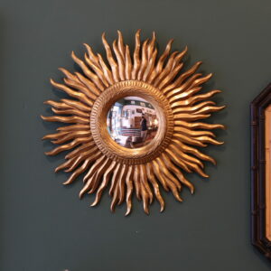 Miroir soleil vintage à miroir œil de sorcière