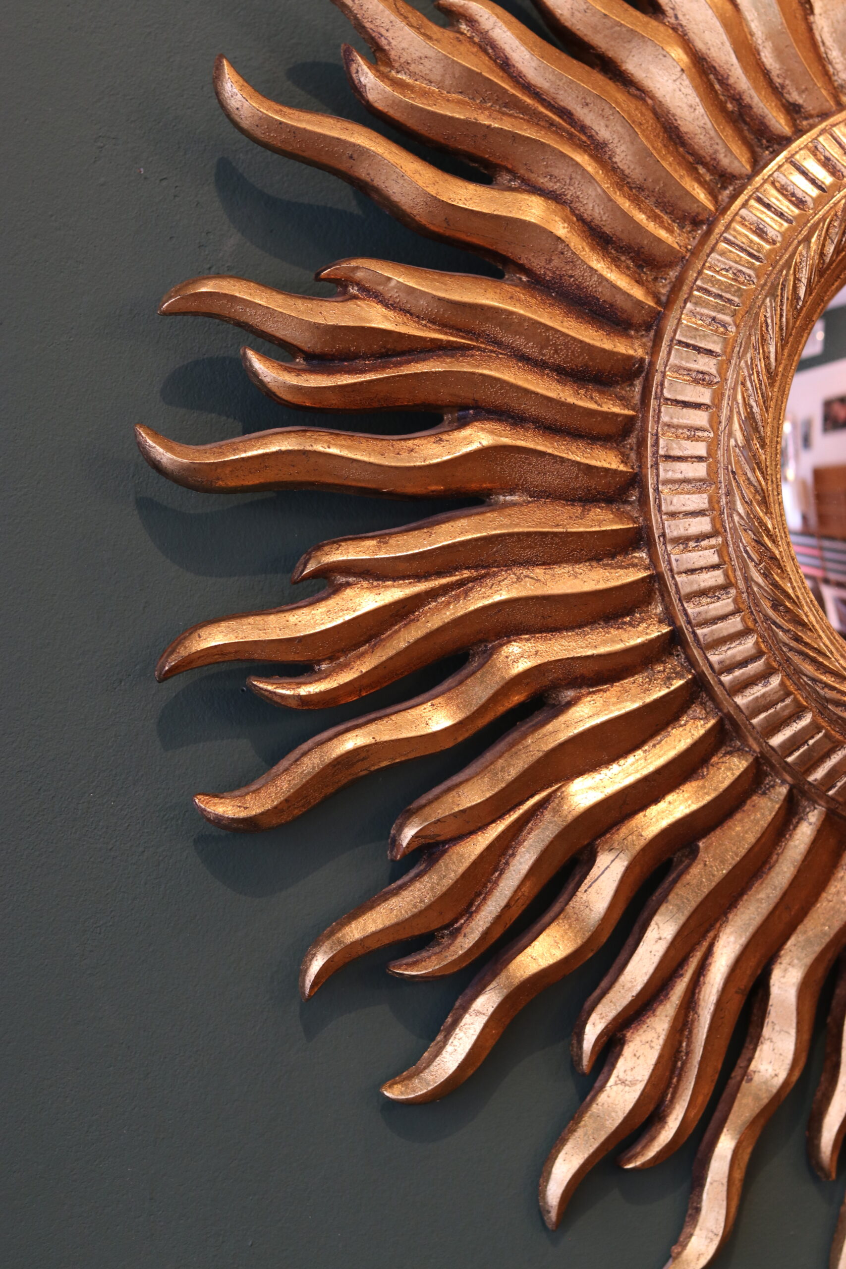 Miroir soleil vintage à miroir œil de sorcière – Image 5