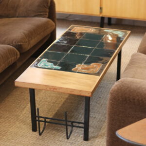 Rare table basse brésilienne années 50 signée Zoltan Vertes