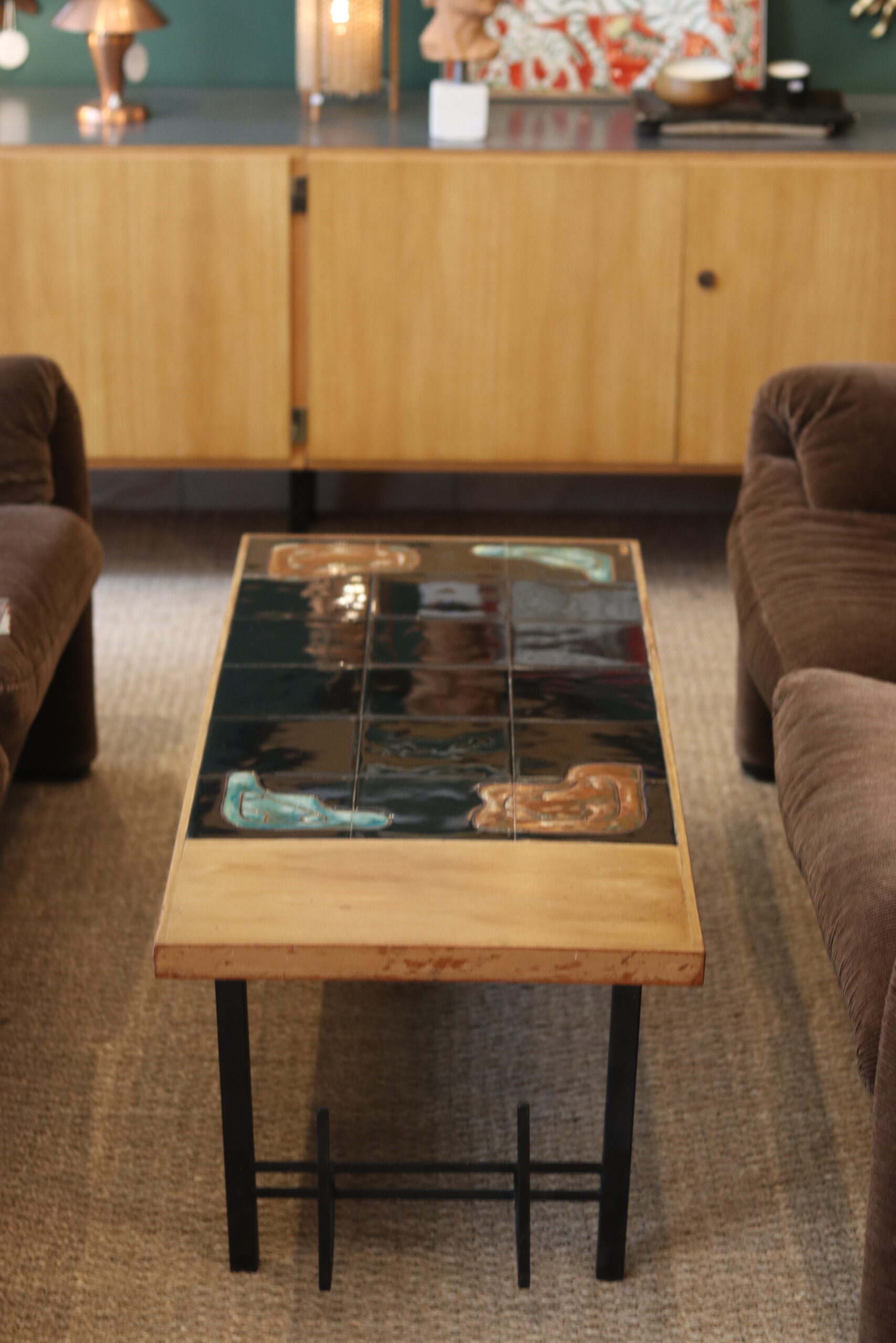 table basse brésilienne années 50 signée Zoltan Vertes