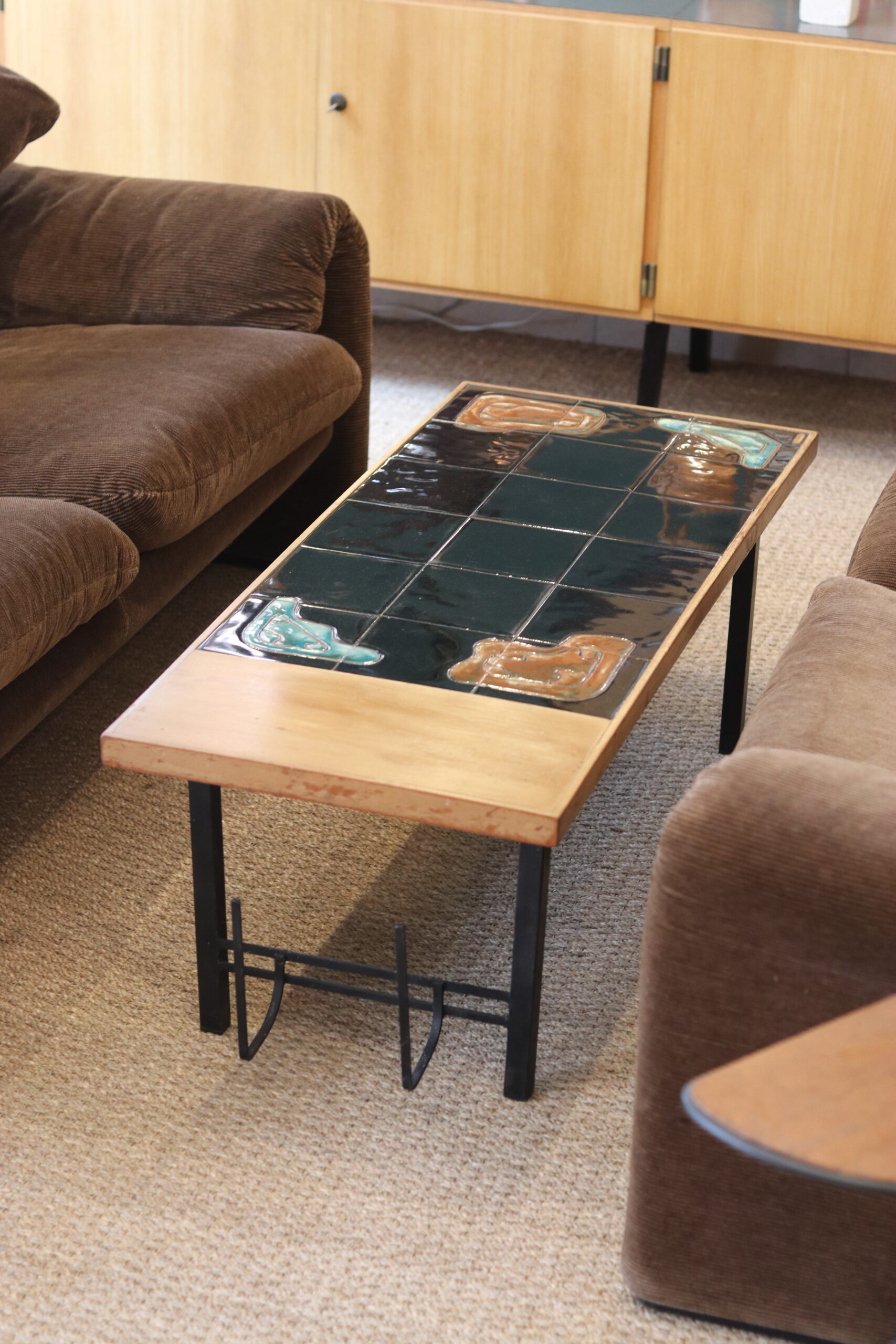 Table basse brésilienne années 50 signée Zoltan Vertes – Image 6