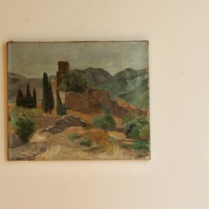 Edmond Sigrist (1882-1947) – Paysage provençal, huile sur toile