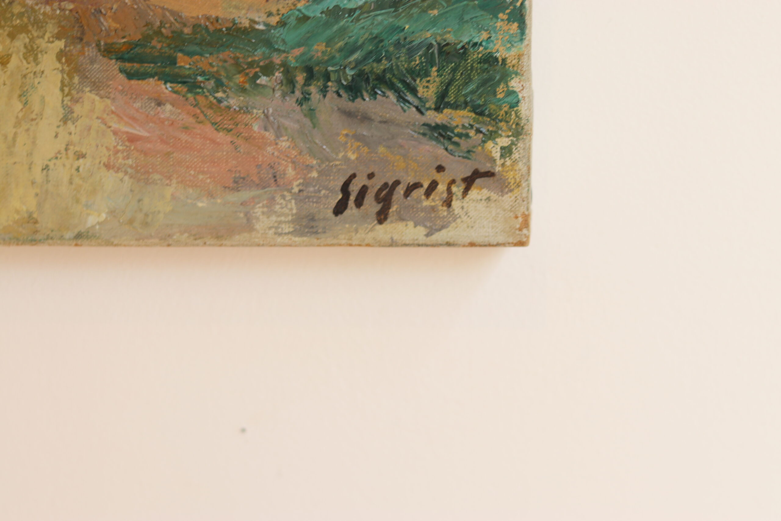 Edmond Sigrist (1882-1947) – Paysage provençal, huile sur toile – Image 3