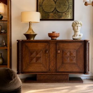 Buffet Art déco, travail français vers 1940, dans l'esprit de Charles Dudouit