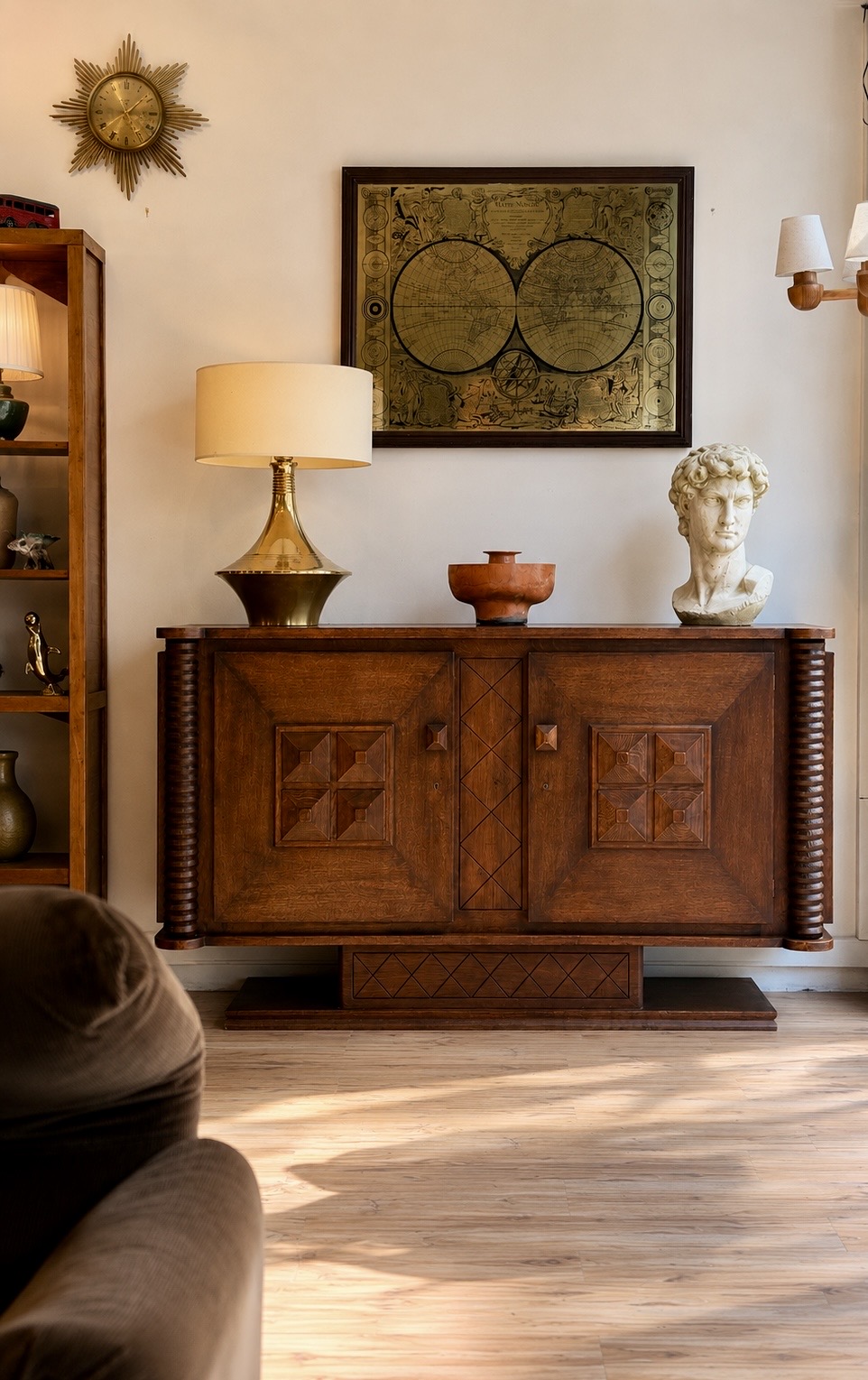 Buffet Art déco, travail français vers 1940, dans l'esprit de Charles Dudouit