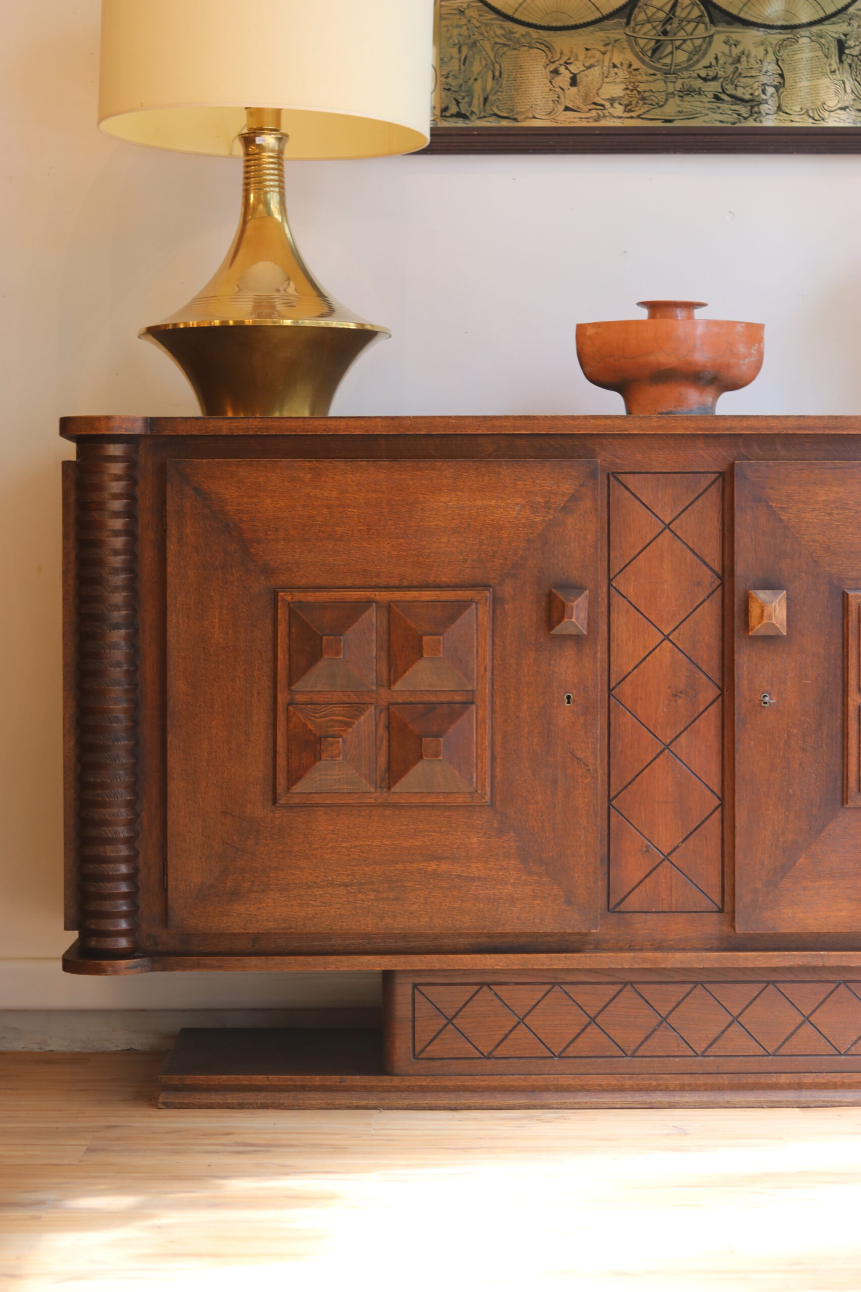 Buffet Art déco, travail français vers 1940, dans l'esprit de Charles Dudouyt – Image 2