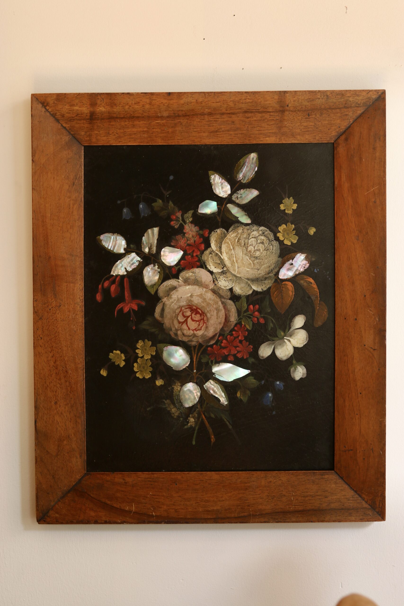 Nature morte aux incrustations de nacre – Huile sur carton, vers 1900 – Image 4