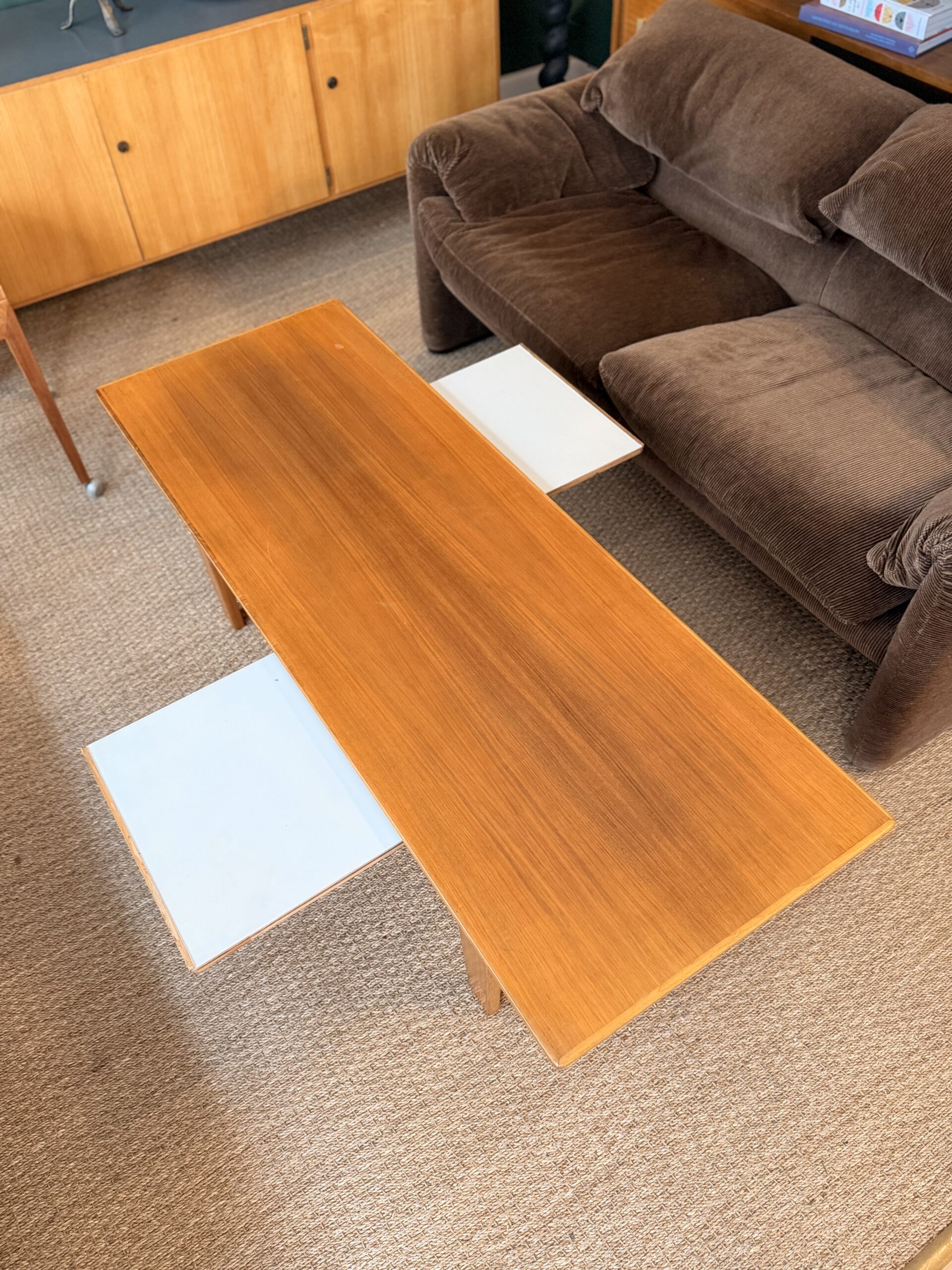 Table basse Wilhelm Renz des années 60 en hêtre – Image 3