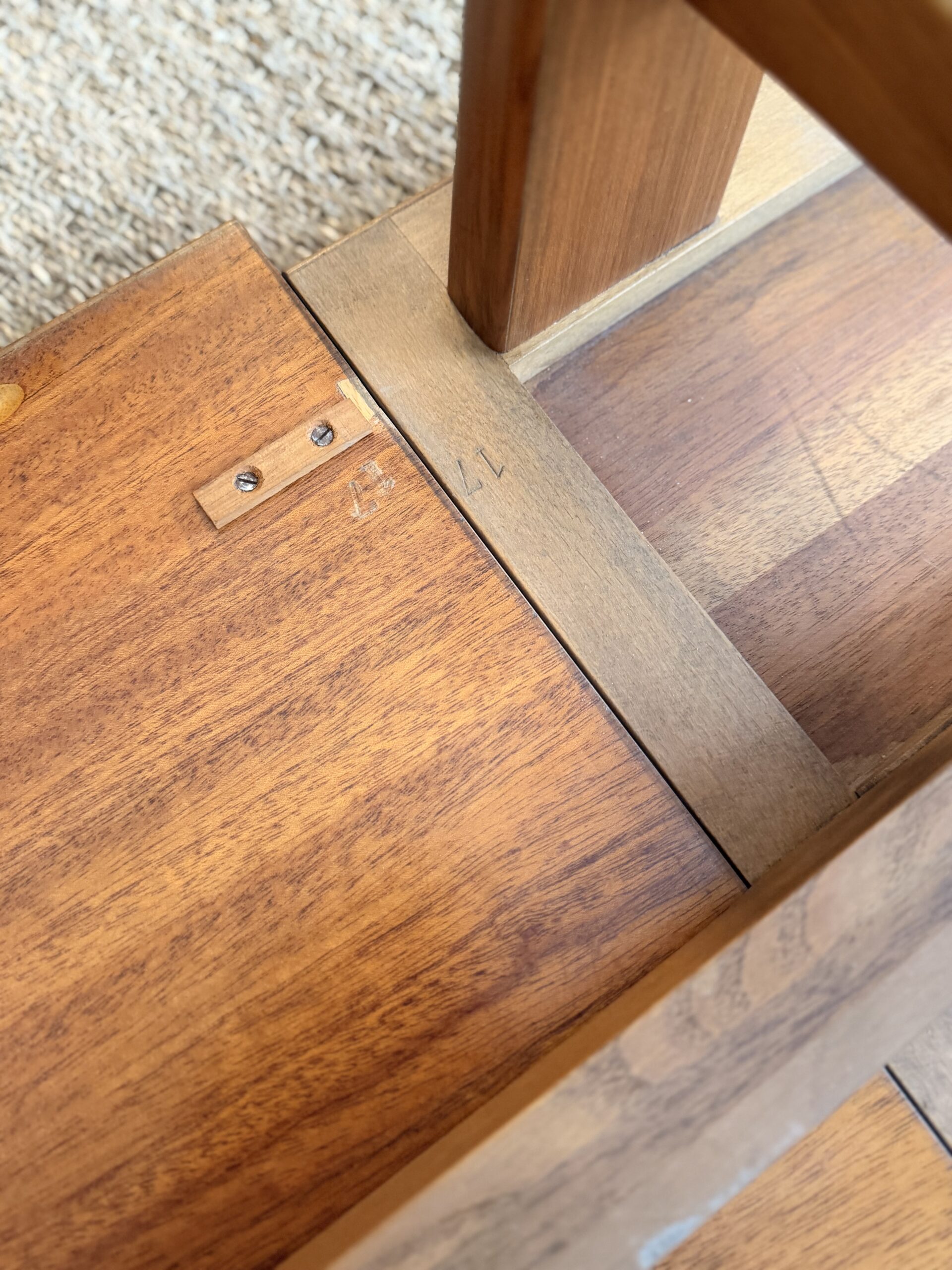 Table basse Wilhelm Renz des années 60 en hêtre – Image 11