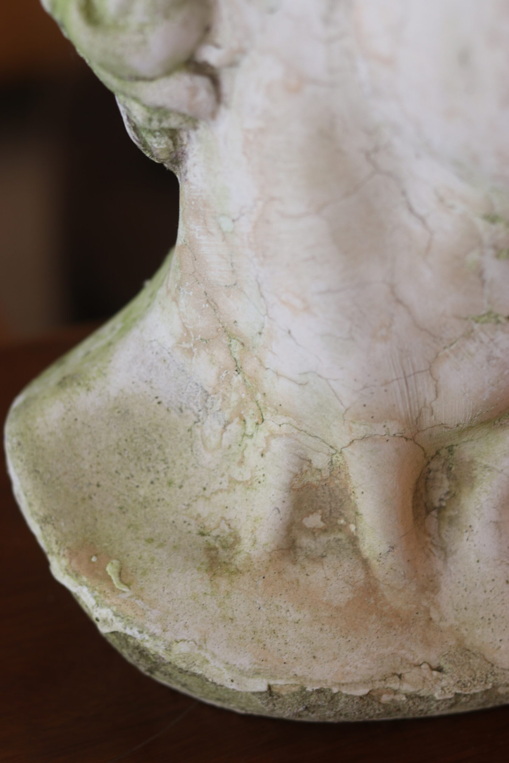Buste de David en béton – milieu XXe siècle – Image 6