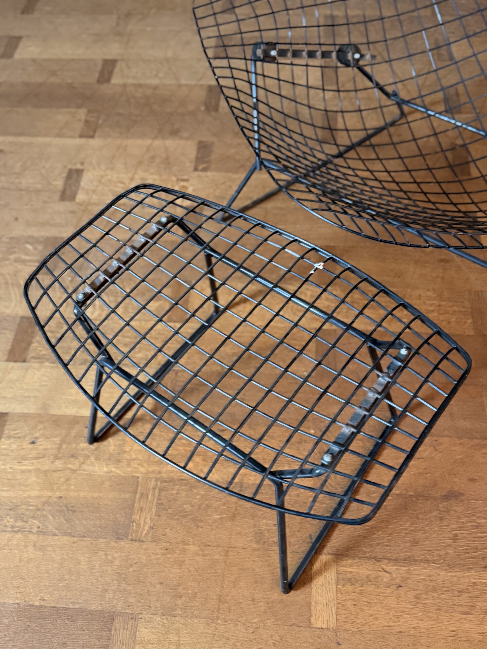 Harry Bertoia pour Knoll – Bird Chair & ottoman – Image 5