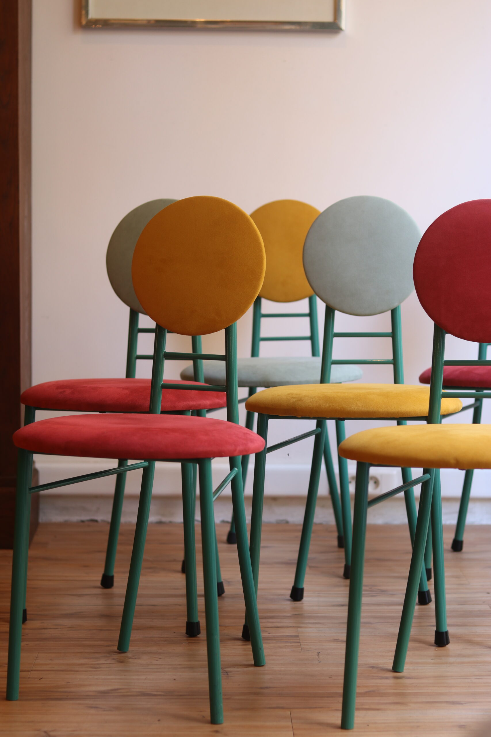 Série de 10 chaises Memphis, 1980 – Image 3